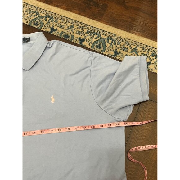 Polo By Ralph Lauren Shirt Light Blue Short Sleeve XXL Golf Office Business - Picture 4 of 7